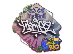 Sticker FlameZ | Rio 2022 - Preço e onde comprar no CS2