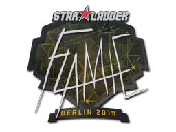 Sticker flamie | Berlin 2019 - Preço e onde comprar no CS2