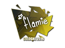 Sticker flamie | Cologne 2016 - Preço e onde comprar no CS2