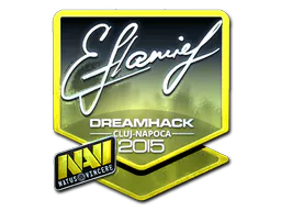 Sticker flamie (Foil) | Cluj-Napoca 2015 - Preço e onde comprar no CS2