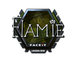 Sticker flamie (Foil) | London 2018 - Preço e onde comprar no CS2