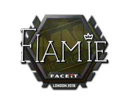 Sticker flamie | London 2018 - Preço e onde comprar no CS2