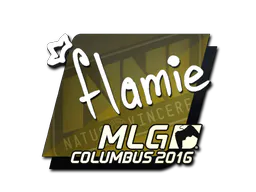 Sticker flamie | MLG Columbus 2016 - Preço e onde comprar no CS2