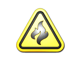 Sticker Flammable (Foil) - Preço e onde comprar no CS2