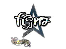 Sticker floppy (Glitter) | Paris 2023 - Preço e onde comprar no CS2
