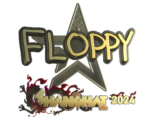 Sticker floppy (Gold) | Shanghai 2024 - Preço e onde comprar no CS2