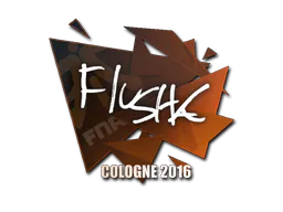 Sticker flusha | Cologne 2016 - Preço e onde comprar no CS2