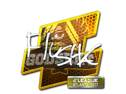 Sticker flusha (Foil) | Atlanta 2017 - Preço e onde comprar no CS2