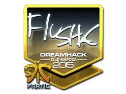 Sticker flusha (Foil) | Cluj-Napoca 2015 - Preço e onde comprar no CS2