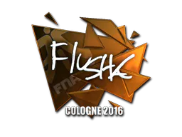 Sticker flusha (Foil) | Cologne 2016 - Preço e onde comprar no CS2