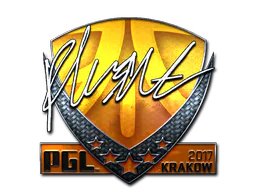 Sticker flusha (Foil) | Krakow 2017 - Preço e onde comprar no CS2