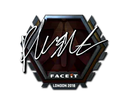 Sticker flusha (Foil) | London 2018 - Preço e onde comprar no CS2