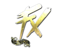 Sticker Fluxo (Gold) | Paris 2023 - Preço e onde comprar no CS2