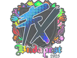 Sticker Fluxo (Holo) | Budapest 2025 - Preço e onde comprar no CS2