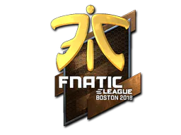 Sticker Fnatic (Foil) | Boston 2018 - Preço e onde comprar no CS2