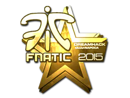 Sticker Fnatic (Gold) | Cluj-Napoca 2015 - Preço e onde comprar no CS2