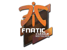 Sticker Fnatic (Holo) | Boston 2018 - Preço e onde comprar no CS2
