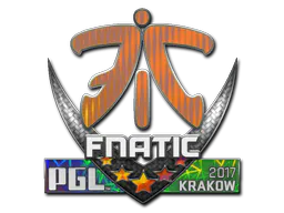 Sticker Fnatic (Holo) | Krakow 2017 - Preço e onde comprar no CS2
