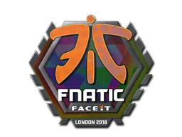 Sticker Fnatic (Holo) | London 2018 - Preço e onde comprar no CS2