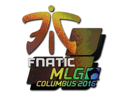 Sticker Fnatic (Holo) | MLG Columbus 2016 - Preço e onde comprar no CS2