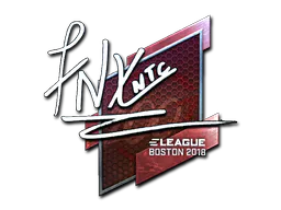 Sticker fnx (Foil) | Boston 2018 - Preço e onde comprar no CS2