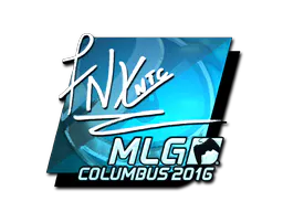 Sticker fnx (Foil) | MLG Columbus 2016 - Preço e onde comprar no CS2