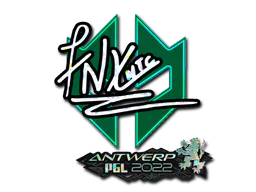 Sticker fnx (Glitter) | Antwerp 2022 - Preço e onde comprar no CS2