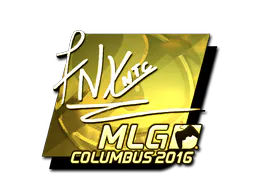 Sticker fnx (Gold) | MLG Columbus 2016 - Preço e onde comprar no CS2