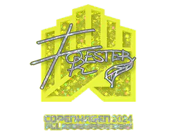 Sticker Forester (Glitter) | Copenhagen 2024 - Preço e onde comprar no CS2