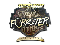 Sticker Forester (Gold) | Berlin 2019 - Preço e onde comprar no CS2