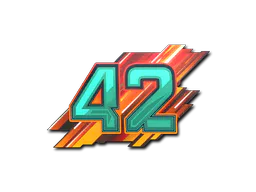 Sticker Forty Two - Preço e onde comprar no CS2