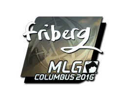 Sticker friberg (Foil) | MLG Columbus 2016 - Preço e onde comprar no CS2