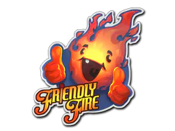 Sticker Friendly Fire - Preço e onde comprar no CS2