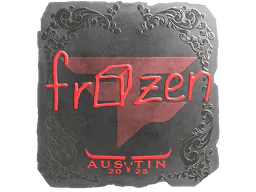 Sticker frozen (Foil) | Austin 2025 - Preço e onde comprar no CS2