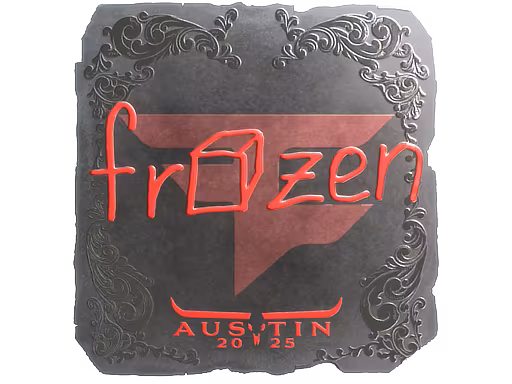 Sticker frozen (Foil) | Austin 2025 - Preço e onde comprar no CS2