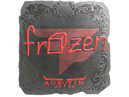 Sticker frozen (Foil) | Austin 2025 - Preço e onde comprar no CS2