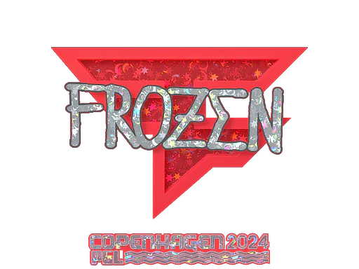 Sticker frozen (Glitter) | Copenhagen 2024 - Preço e onde comprar no CS2