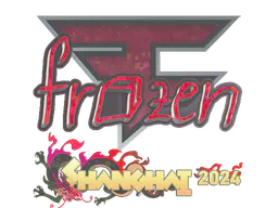 Sticker frozen (Glitter) | Shanghai 2024 - Preço e onde comprar no CS2