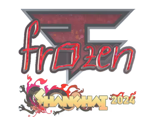 Sticker frozen (Glitter) | Shanghai 2024 - Preço e onde comprar no CS2