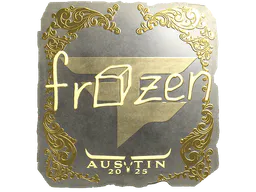 Sticker frozen (Gold) | Austin 2025 - Preço e onde comprar no CS2