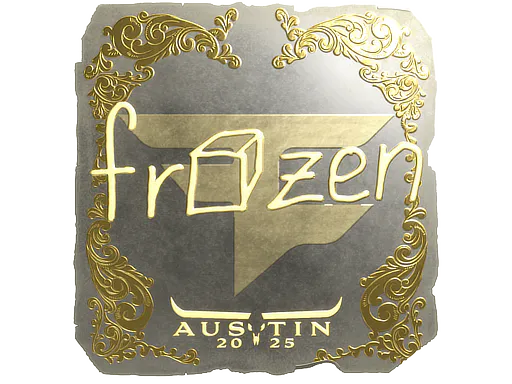 Sticker frozen (Gold) | Austin 2025 - Preço e onde comprar no CS2