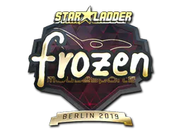 Sticker frozen (Gold) | Berlin 2019 - Preço e onde comprar no CS2