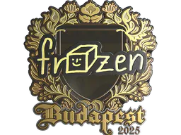 Sticker frozen (Gold) | Budapest 2025 - Preço e onde comprar no CS2