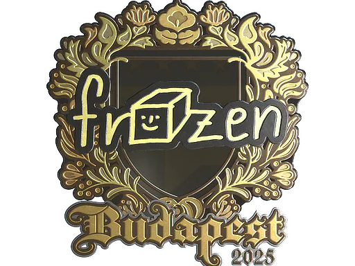 Sticker frozen (Gold) | Budapest 2025 - Preço e onde comprar no CS2