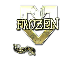 Sticker frozen (Gold) | Paris 2023 - Preço e onde comprar no CS2