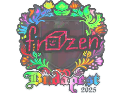 Sticker frozen (Holo) | Budapest 2025 - Preço e onde comprar no CS2