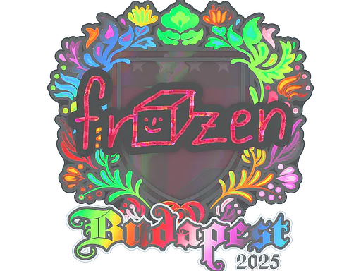Sticker frozen (Holo) | Budapest 2025 - Preço e onde comprar no CS2