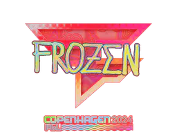 Sticker frozen (Holo) | Copenhagen 2024 - Preço e onde comprar no CS2