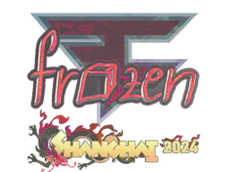Sticker frozen (Holo) | Shanghai 2024 - Preço e onde comprar no CS2