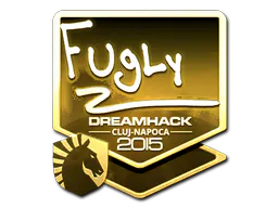 Sticker FugLy (Gold) | Cluj-Napoca 2015 - Preço e onde comprar no CS2